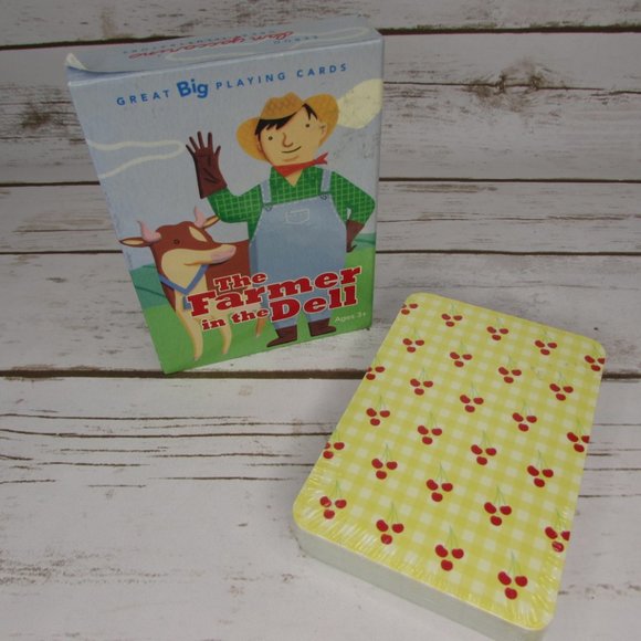 Eeboo The Farmer In The Dell 4 Card Games In 1 - Picture 6 of 6